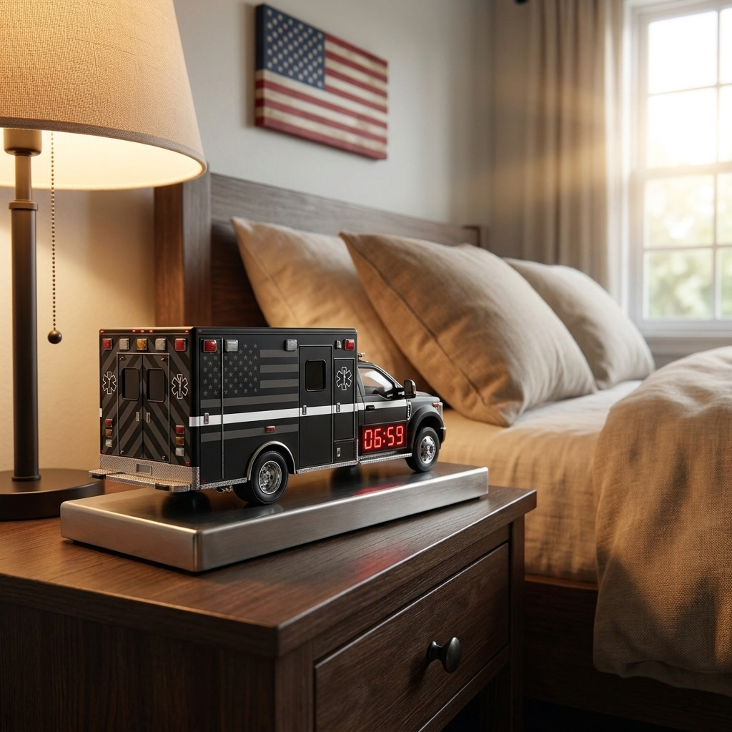 ToneOut American Edition Ambulance Alarm Clock bedroom